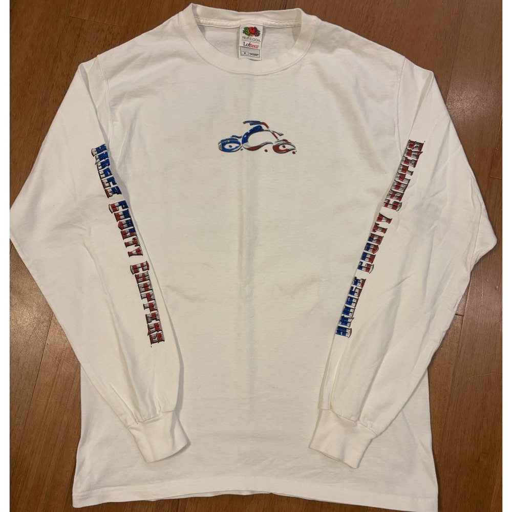 Vintage Orange County Choppers Long Sleeve Tee Shirt Medium Double Sided Y2K